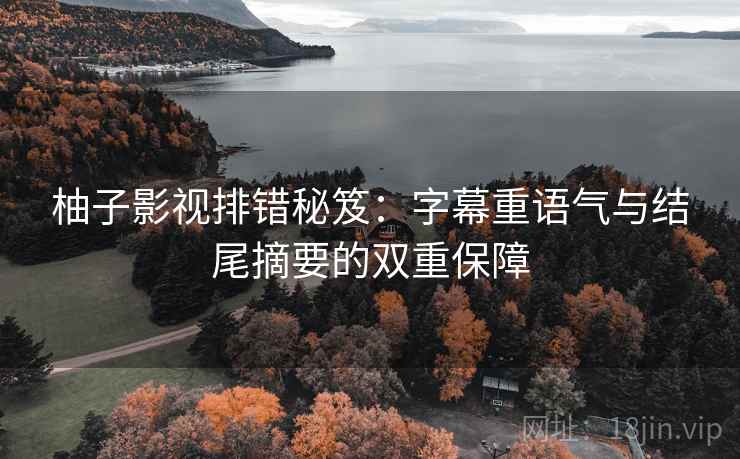 柚子影视排错秘笈:字幕重语气与结尾摘要的双重保障 柚子影视排错秘笈:字幕重语气与结尾摘要的双重保障